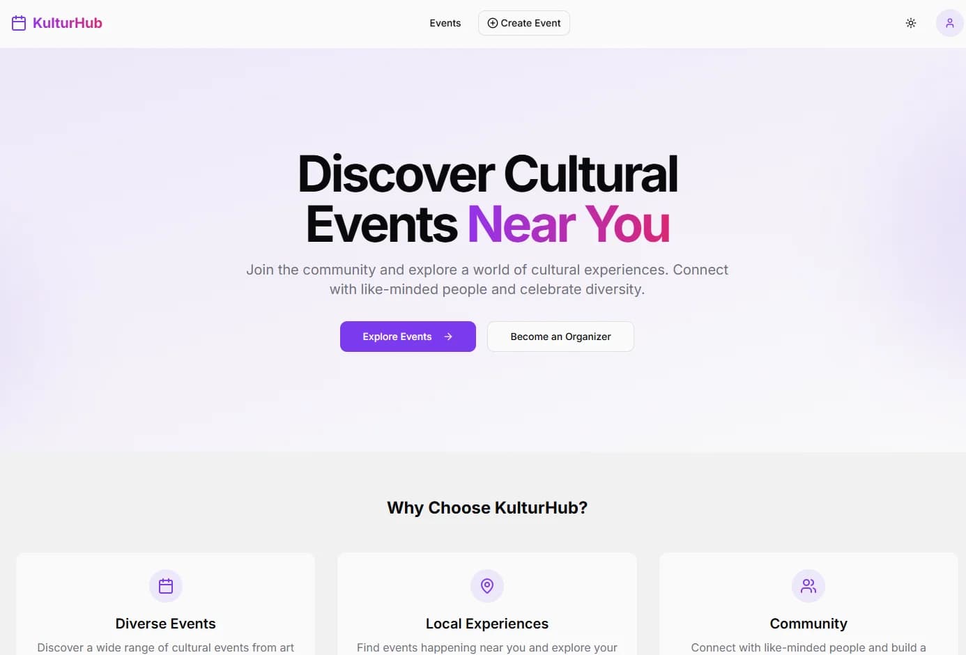 KulturHub — Cloud-Native Event Platform
